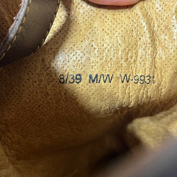 Born Boots Brown Leather Wool Blanket Aztec Western Boho Mid Calf Pull On 8M/39 - Picture 6 of 8